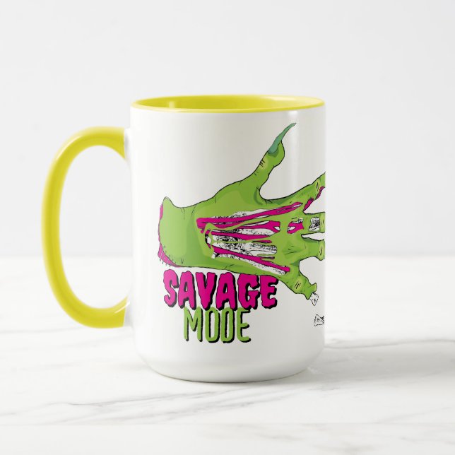 Taza Modo de salvaje oscuro y divertido Carga de antído (Izquierda)