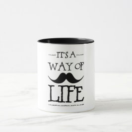 Taza Modo de vida del bigote