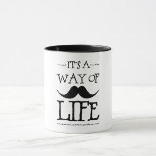 Taza Modo de vida del bigote