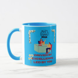 Taza Modo Jefe Activado azul