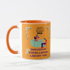 Taza Modo Jefe Activado naranja
