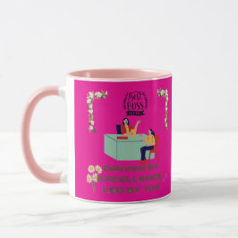 Taza Modo Jefe Activado rosa caliente