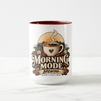 Taza Modo Mañana Preparando Café Amante Vintage Café