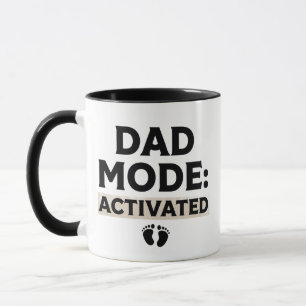 Taza Modo Papá Activado Cita Divertida de Nuevo Padre