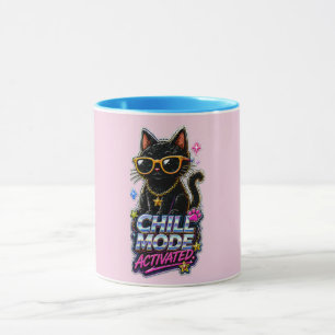 Taza Modo Relajado Activado – Frase Divertida y Relajan