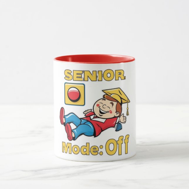 Taza Modo Senior desactivado Graduado Relajante (Centro)
