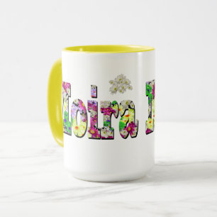 Taza Moira, Chicas Con Daisies,