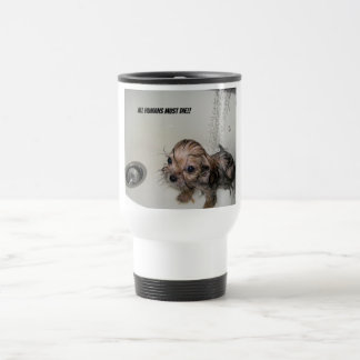 Taza mojada de Yorkie