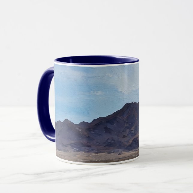 Taza Mojave Desert Mountain Range Art Mug (Anverso izquierdo)