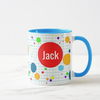 Taza Mok - computerspel agario-stijl - blauw