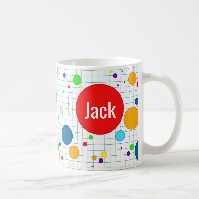 Taza Mok - computerspel agario-stijl - blauw (Derecha)
