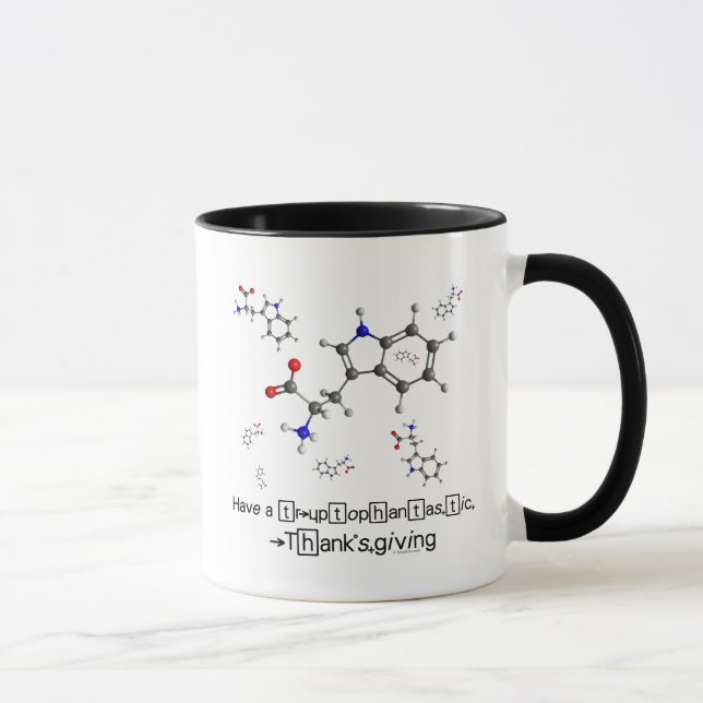 Taza Molécula de triptófano (Derecha)