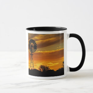 Taza Molino de viento y atardecer, William Creek, Oodna