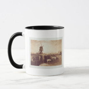 Taza Molino de viento y cerradura de José Mallord