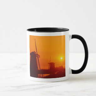 Taza Molinos de viento al atardecer, Schermerhorn, País
