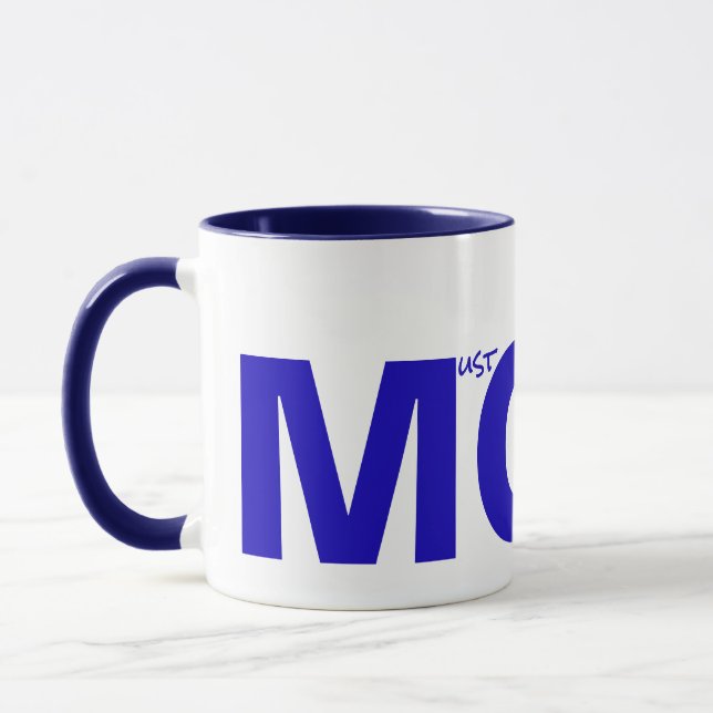 Taza MOM (debe obedecerme) Azul (Izquierda)