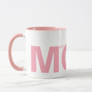 Taza MOM (debo obedecerme) Rosa