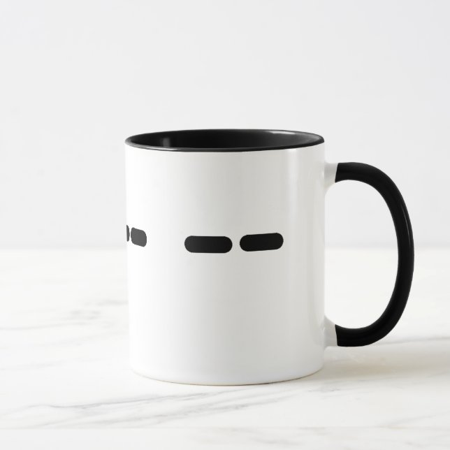 Taza MOM en Morse Code Mug (Derecha)