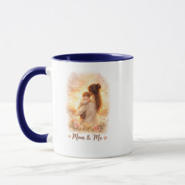 Taza Mom & Me Watercolor Coffee Mug – Gift for Mom