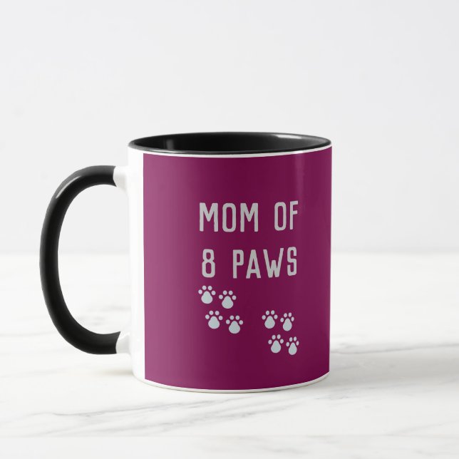 Taza Mom of 8 paws (Izquierda)