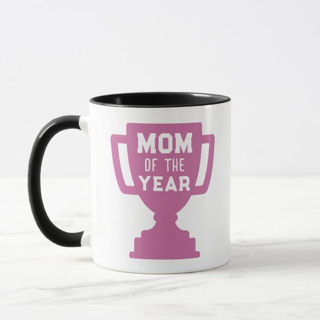 Taza Mom of the Year Trophy Design (Izquierda)