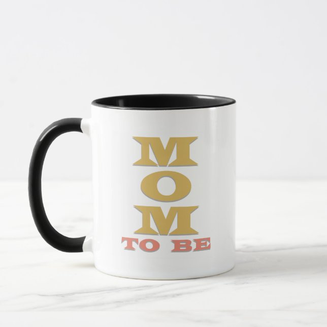 Taza MOM para ser camisetas y regalos (Izquierda)