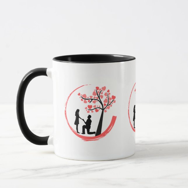 Taza Momento de Propuesta Romántica (Izquierda)