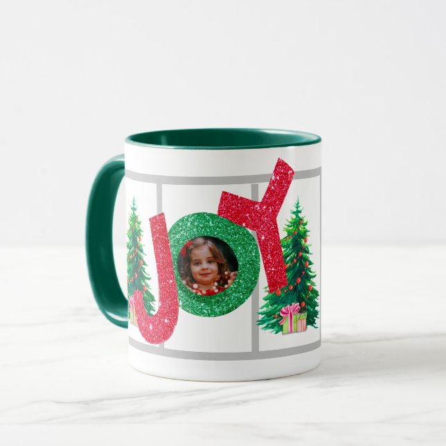 Taza Momentos alegres de la familia: Navidades de fotos (Anverso izquierdo)