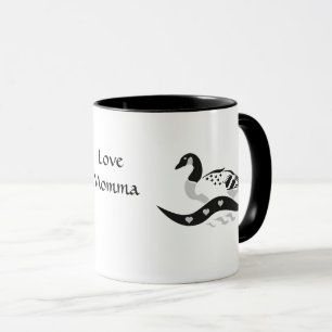 Taza Momma Goose Nadando
