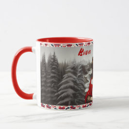 Taza Mona Lisa Buon Natale Navidades Classic Mug, 11 oz