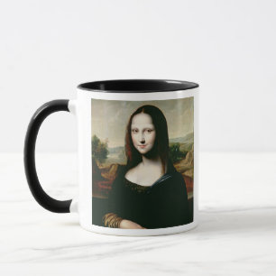 Taza Mona Lisa, copia de la pintura por Leonardo DA Vin