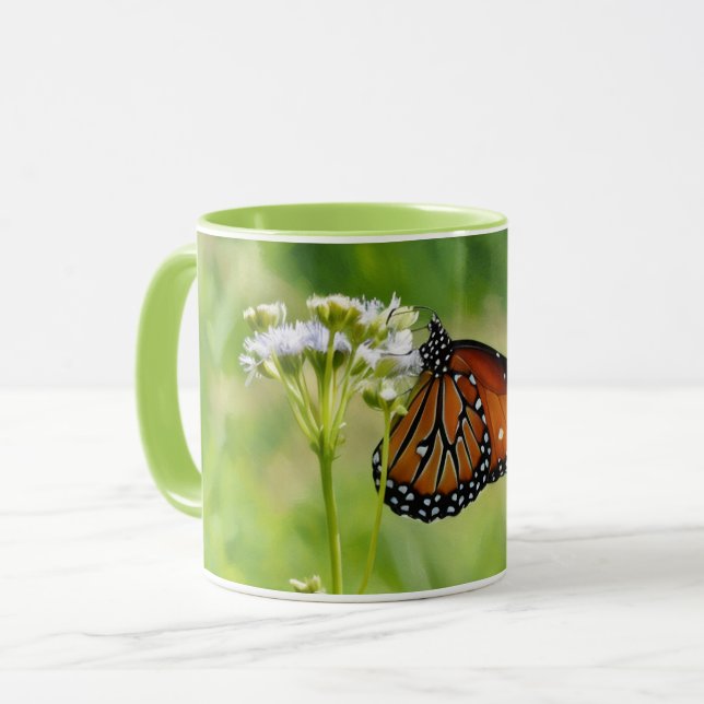 Taza Monarca del arte de la mariposa (Anverso izquierdo)