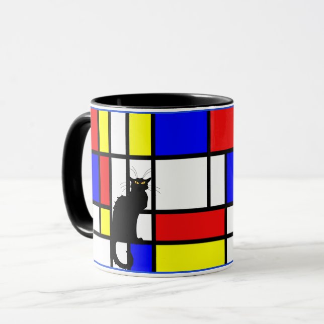Taza Mondrian - Composición II - Art Mug (Anverso izquierdo)