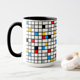 Taza Mondrian Mania Retro