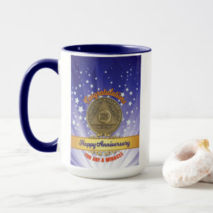 Taza Moneda de recuperación del 24 aniversario Eres un