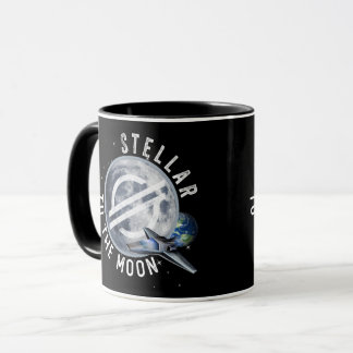 Taza Moneda de Stellar Lumens (XLM) a la luna Regalos C
