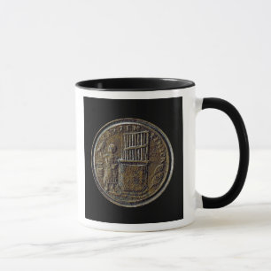 Taza Moneda romana que representa un órgano