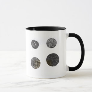 Taza Monedas de Cunobelinus o Cymbeline, rey de Mercia