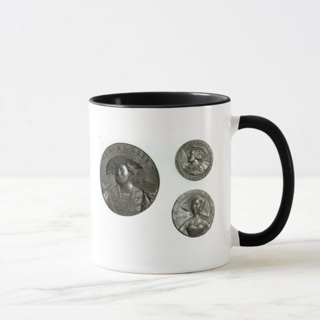 Taza Monedas que representan Enrique VIII y a Ana (Derecha)