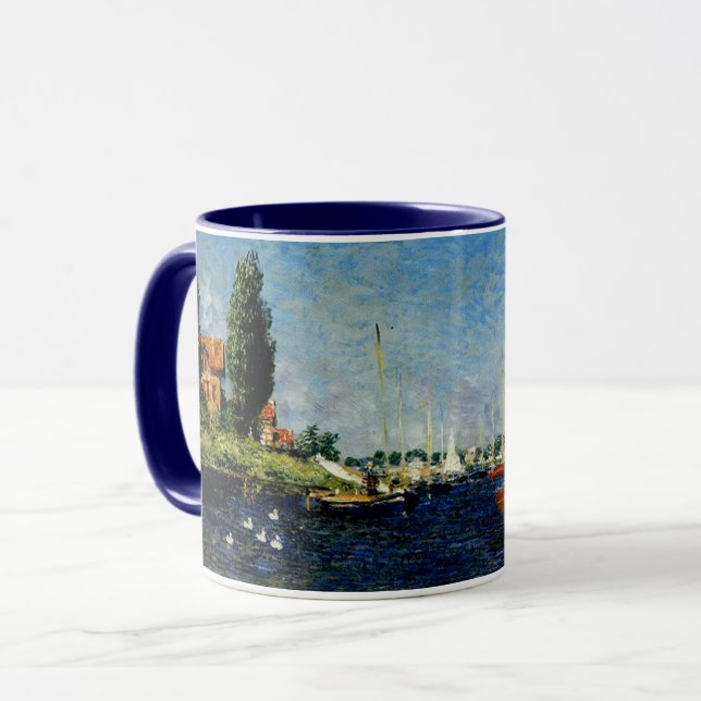Taza Monet - Argentina, pintura famosa, (Anverso izquierdo)