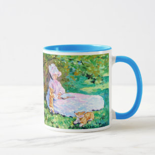 Taza Monet del Corgi Galés del Pembroke
