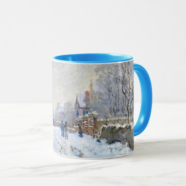 Taza Monet - Escena de la nieve en Argentina (Anverso derecho)