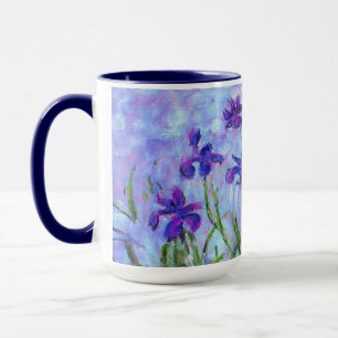 Taza Monet Lilac Irises