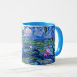 Taza Monet: Lilies de agua, 1919<br><div class="desc">Claude Monet: Water Lilies Red,  1919,  Impresionismo francés ilustra tazas de café.</div>