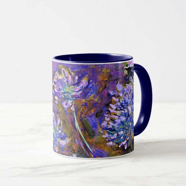 Taza Monet - Lilies de Agua y Agapanthus (Anverso derecho)