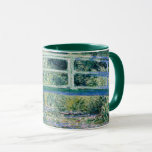 Taza Monet - Lilis de agua y puente japonés<br><div class="desc">Water Lilies y el Puente Japonés,  famoso cuadro de Claude Monet,  1899</div>