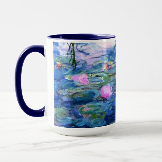 Taza Monet Pink Water Lilies (Izquierda)