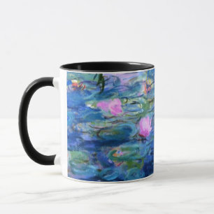 Taza Monet Pink Water Lilies