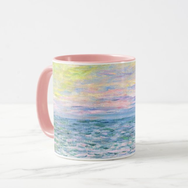 Taza Monet - Sunset en Pourville, arte (Anverso izquierdo)