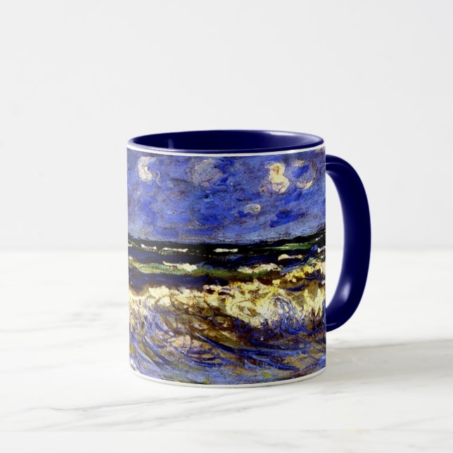Taza Monet - Un mar tormentoso (Anverso derecho)